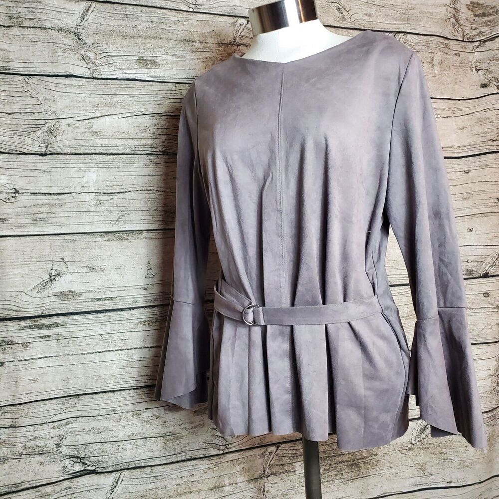 Veeko Gray Ladies T Shirt Velvet Size 36